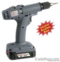 Industrial Cordless Screwdriver with Brushless Motor, 18V Li-ion Batt