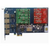 AEX410 Asterisk card with 4 FXO port,FXO card PCI-E,tdm410p