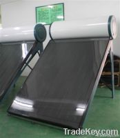 Flat-plate solar water heater-unpressurized