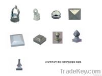 Fence pipe cap - Fence Decoration - Aluminum Fence Top Cap