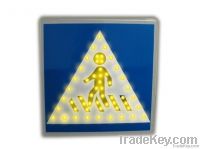 Solar Pedestrian Sign