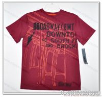 Boy&#039;s short round neck t-shirt