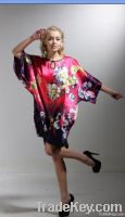 2012 women summer cheap Sexy long satin Nightgown