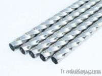 Spiral stainless steel ornamental tube