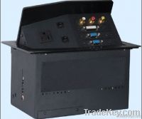 Modular hidden tabletop socket