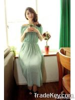 Wholesale Fashion Long Chiffon Dress