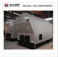 Wood fired steam boiler for industry