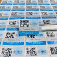 Scratch Sticker pin code 