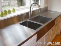 Stainless steel counter-top