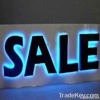 Metal Backlit LED Sign