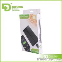 High  Fashionable Hiking Take Wireless Portable Solar Battery Charger