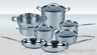 cookware sets 11 pcs in stainless steel