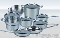 cookware sets 14pcs in stainless steel