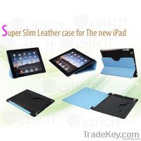 Super slim leather case for the new ipad