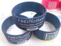 Medical ID Bracelet Silicone Band with Qr Code Ify-606