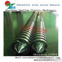 parallel twin screw barrel cylinder for extruder machine