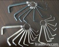 10PCS Key Chain Wrench allen key with ring