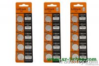 3v 210mah CR2032 button battery 5pcs Blister card