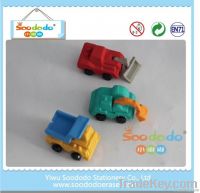 3d puzzle erasers for children, car mode shaped eraser, cool eraesr