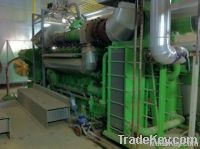 3 units Natural gas Genset 1.640 kW (0 running hours) for Sale