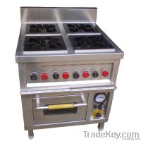 Four Burner Range with Oven