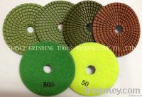 wet flexible polishing pads