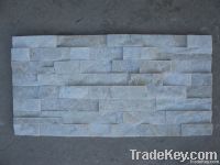 Mixed white quartz culture stone / wall veneer / stone veneeer