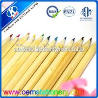 24 color pencil natural wood color pencil