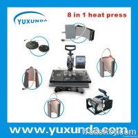 new and hot 8 in 1 combo heat press machine