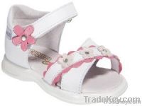 Leather toddler girl sandal shoe