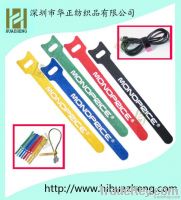 Colorful back to back velcro cable ties