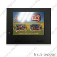 8'' lcd digital display advertising player with human sensor