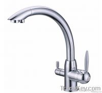 Water purification system faucet