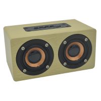 wooden wireless bluetooth speaker