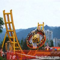 thriling amusement ride flying UFO