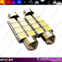 42mm 8SMD12V LED Light , Car LED Festoon Lamp144LM-160LM