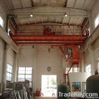 QD double girder mobile overhead eot crane with hook