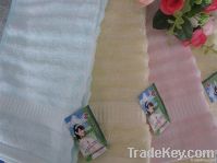 100% bamboo fiber jacquard antibacterail towel