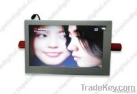 10.1'' motion sensor lcd advertising monitor, shopping carts advertisi