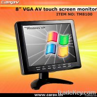 Cheapest 8 inch VGA touch screen lcd monitor, high resolution 800x600