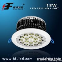 Hight power fin shaped led ceiling light 3w