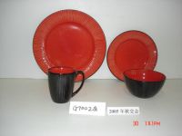 2 Tone Glaze Ceramic Tableware