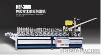 Hot glue soild veneer wrapping machine