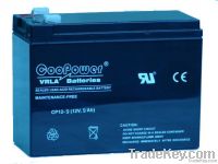 12V9AH VALVE REGULATED  LEAD ACID BATTERY