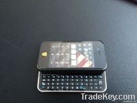 slide bluetooth black keyboard case for iphone