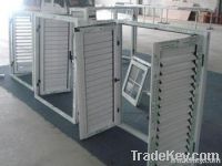 Aluminum shutter window