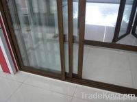 Aluminum sliding door