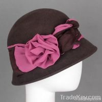 Wool Felt Cloche Hat