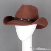 Cowboy Hat for 100% Wool Felt for Men Women Boys Girls