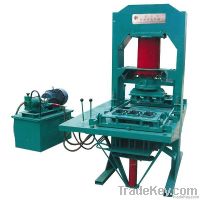 Unburned brick molding press